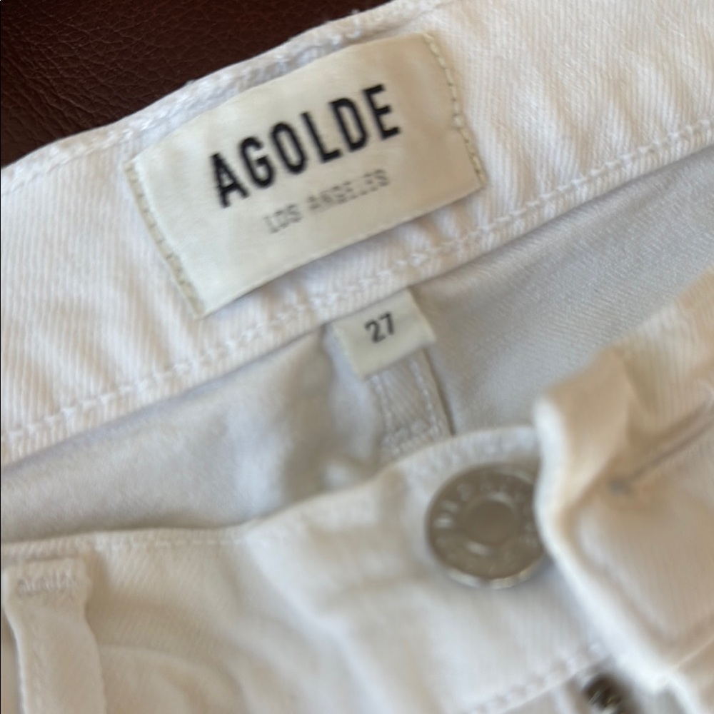 Agolde Women's Cream Jeans